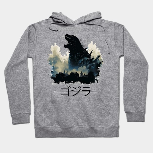 Gojira Inkblot Hoodie by pandas doing stuff